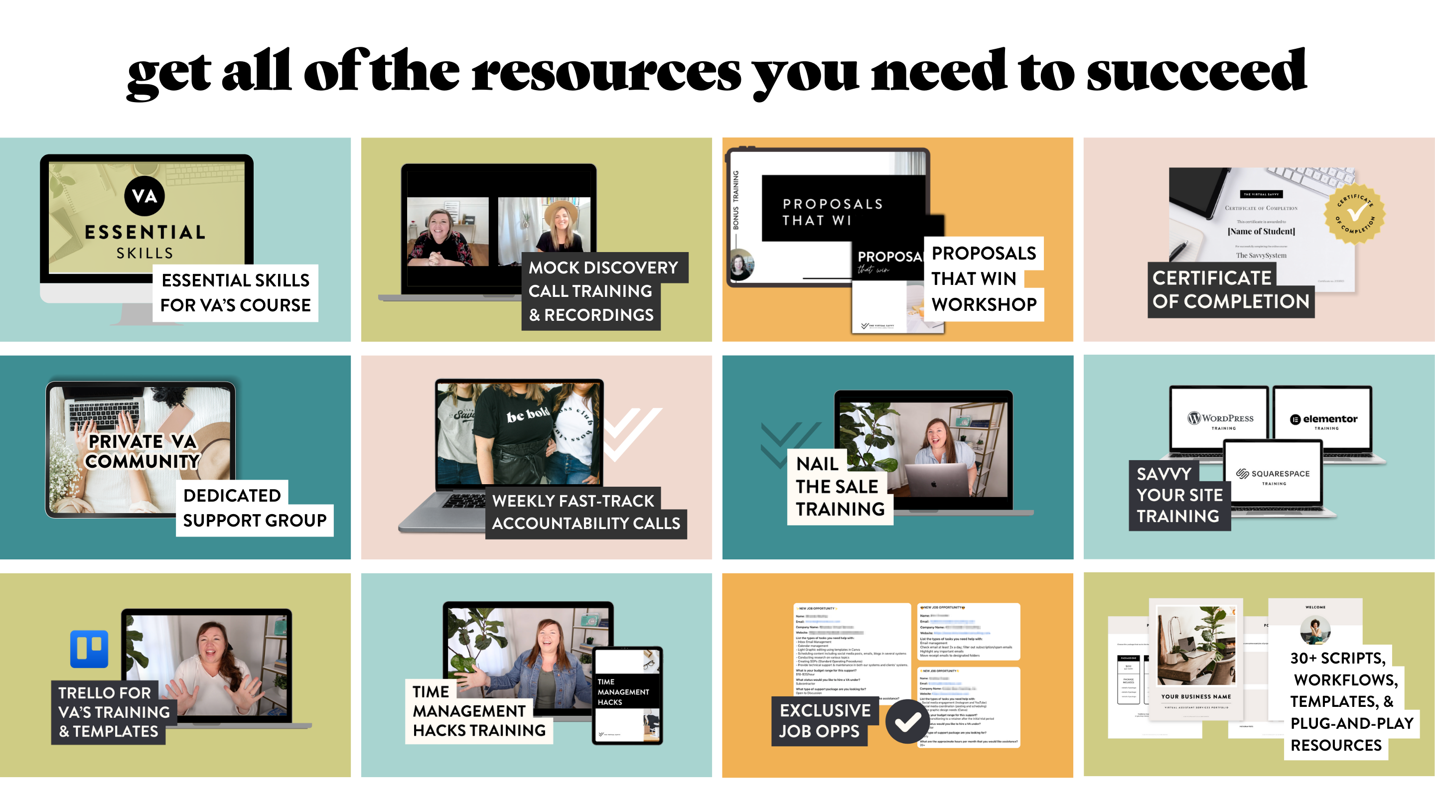 Get all of the resources you need to succeed